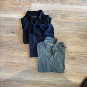 Charles Tyrwhitt - Men’s Polo Trio - Black, Navy, Sage Green